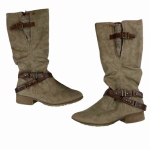 Jellypop Women's Size 10 Tan and Brown Boots